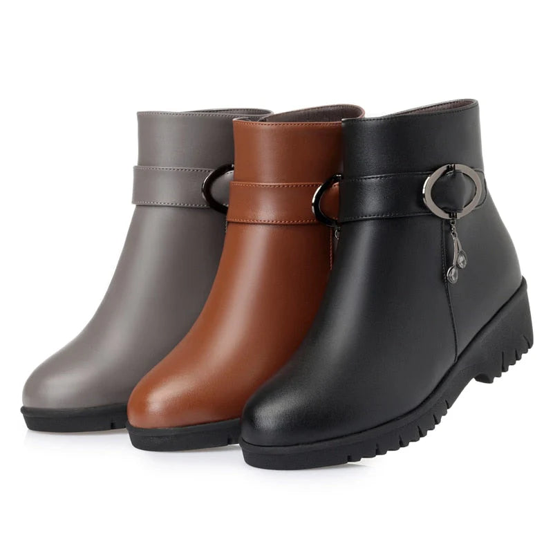 Bota Feminina France® - Couro Italiano