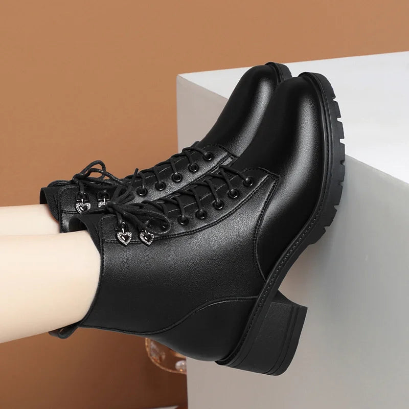 Bota Feminina Anne® - Couro Legítimo